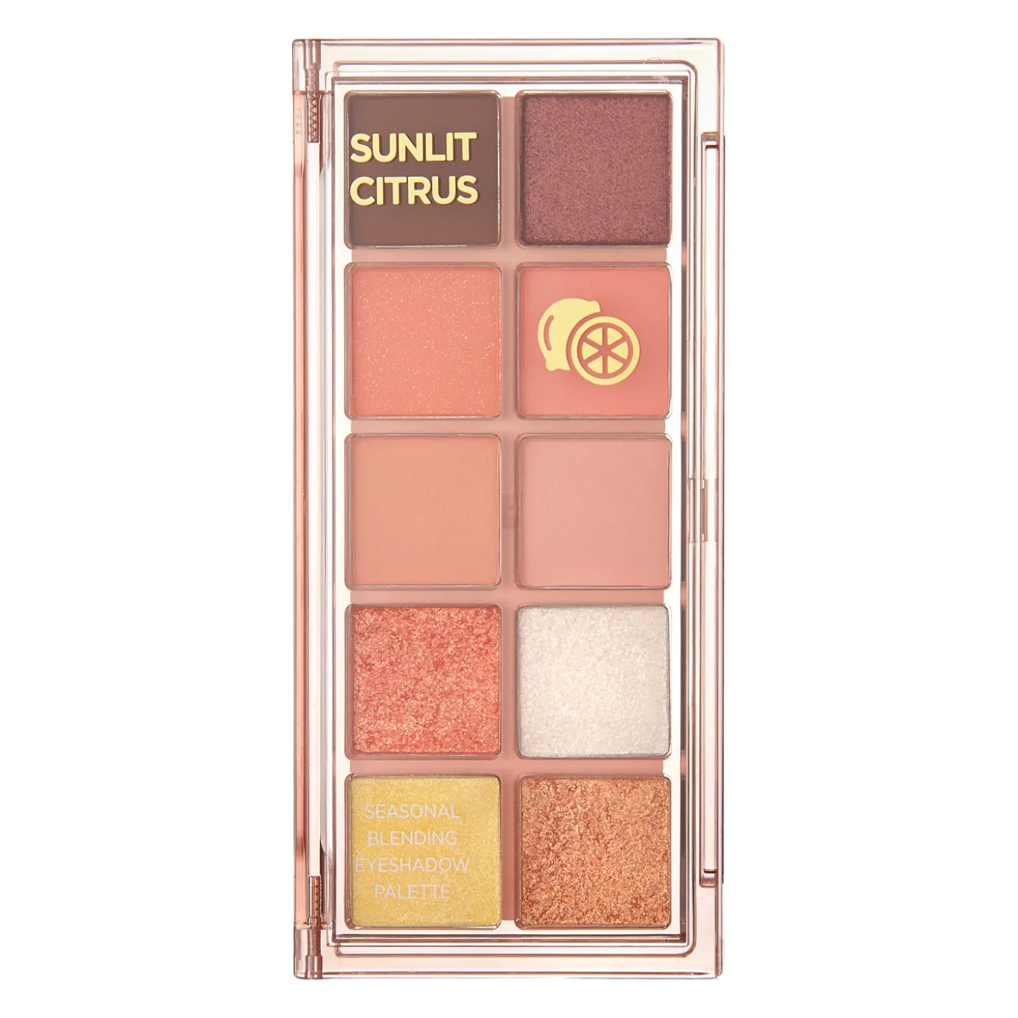 Peach C - Seasonal Blending Eyeshadow Palette - Paleta Cieni do Powiek - 04 Sunlit Citrus - 6,4g