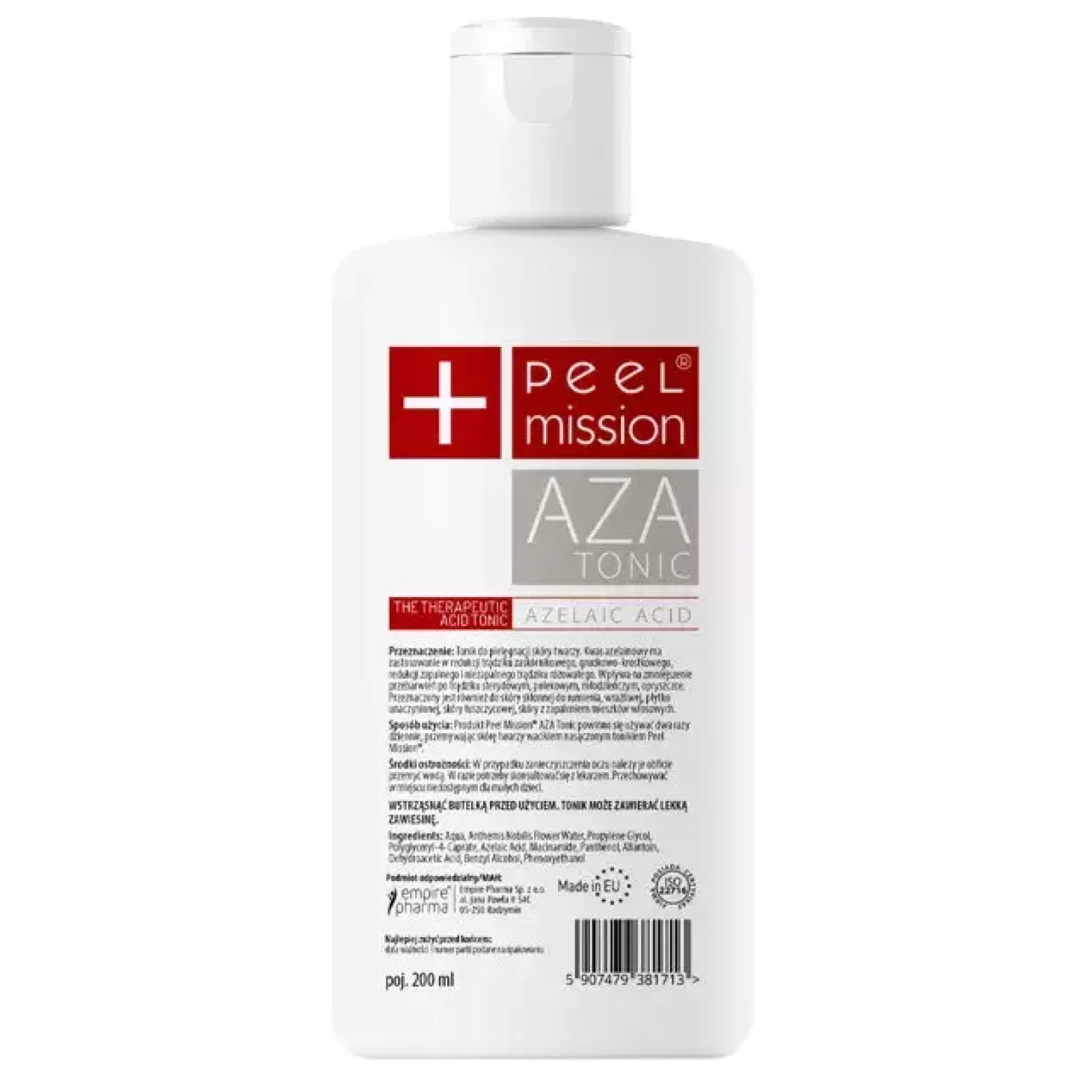 Peel Mission - Aza Tonic - Tonik z Kwasem Azelainowym - 200ml