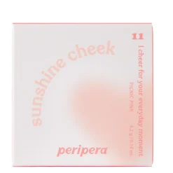 Peripera - Pure Blushed Sunshine Cheek - Róż do Policzków - 11 Picnic Pink - 4,2g