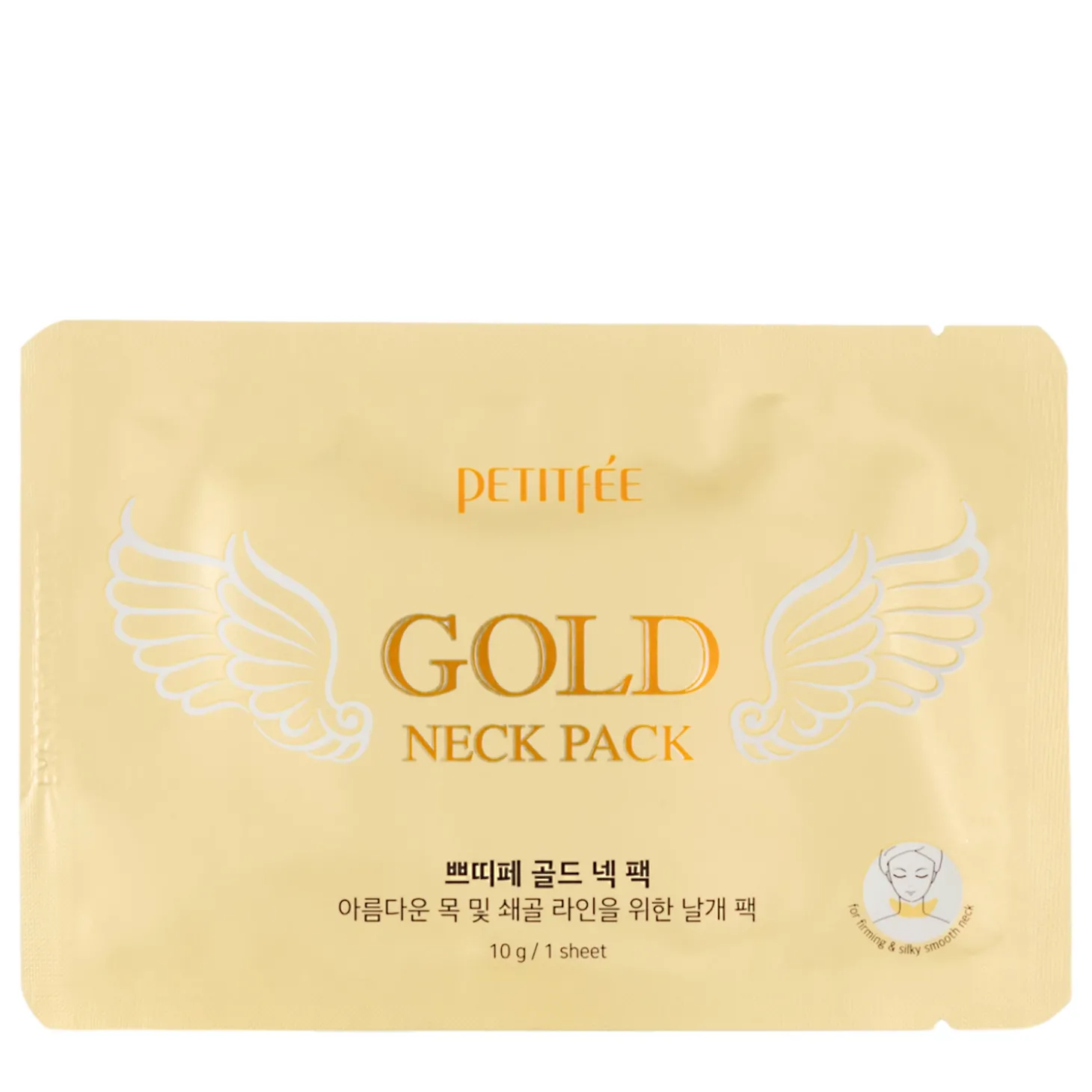Petitfee - Gold Neck Pack - Hydrożelowa Maska na Szyję Zwalczająca Oznaki Starzenia - 10g