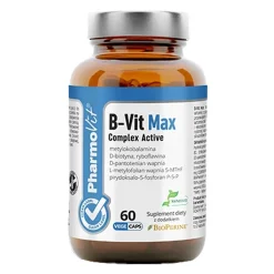 Pharmovit - B-Vit Max Complex Active - Suplement Diety - Kapsułki - 60szt