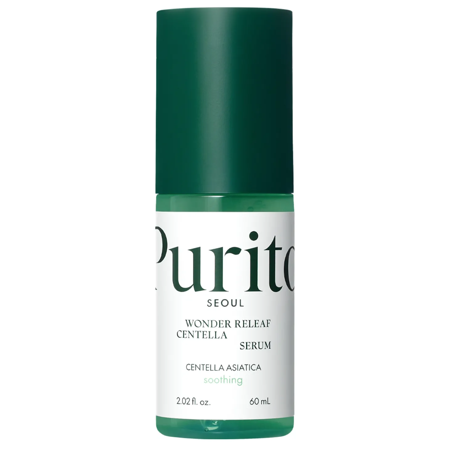 Purito Seoul - Wonder Releaf Centella Serum - Łagodzące Serum z Ekstraktem z Wąkroty Azjatyckiej - 60ml