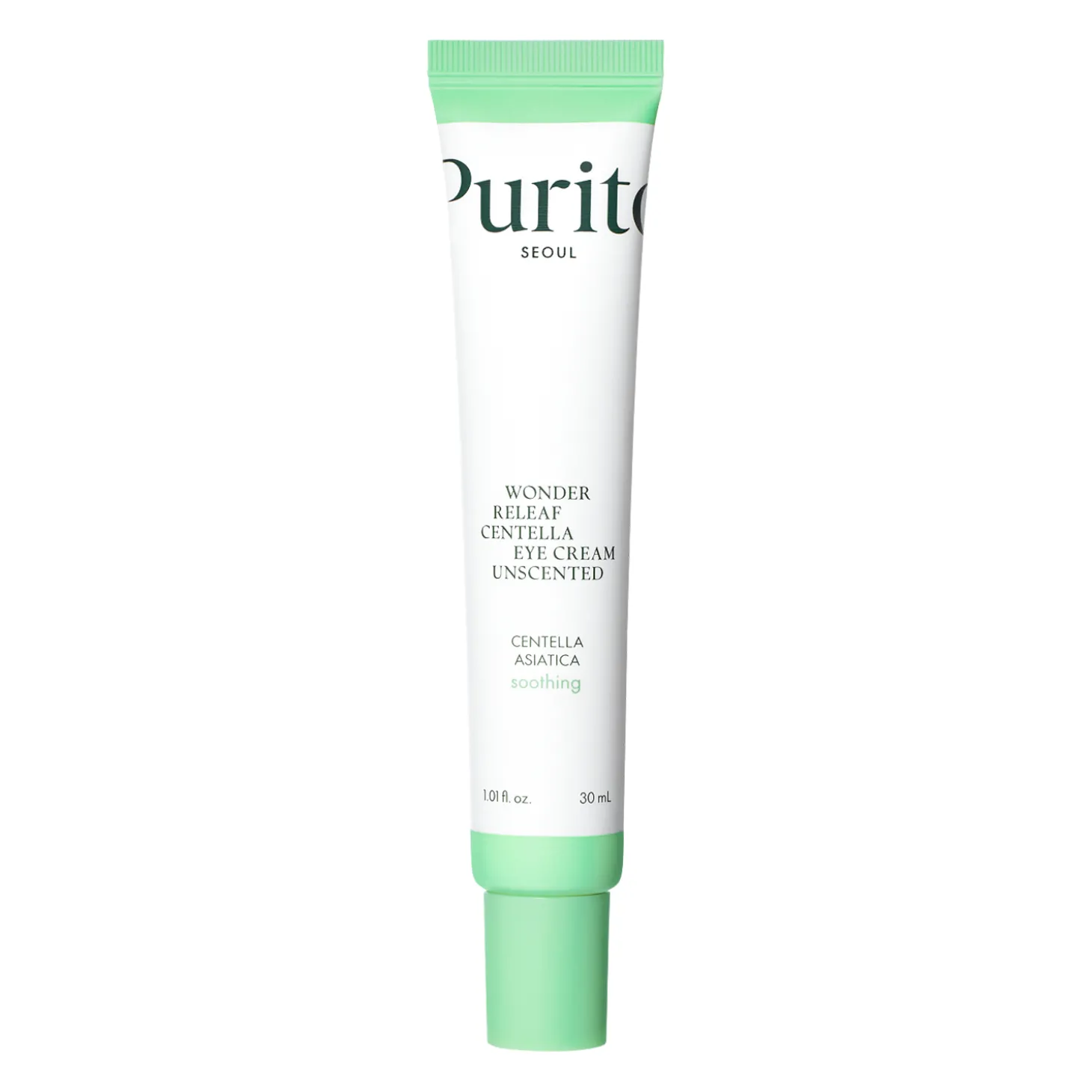 Purito Seoul - Wonder Releaf Centella Eye Cream Unscented - Bezzapachowy Krem do Pielęgnacji okolicy Oczu - 30ml