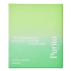 Purito Seoul - Wonder Releaf Centella Mini Kit Unscented - Zestaw Bezzapachowych Produktów Łagodzących
