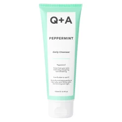 Q+A - Peppermint - Daily Cleanser - Łagodząco-Oczyszczający Żel do Mycia Twarzy z Miętą Pieprzową - 125ml