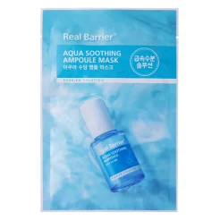 Real Barrier - Aqua Soothing Ampoule Mask - Kojąca Maska w Płachcie - 28ml