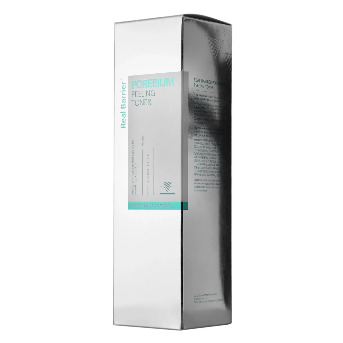 Real Barrier - Porebium Peeling Toner - Złuszczający Tonik do Twarzy - 305ml