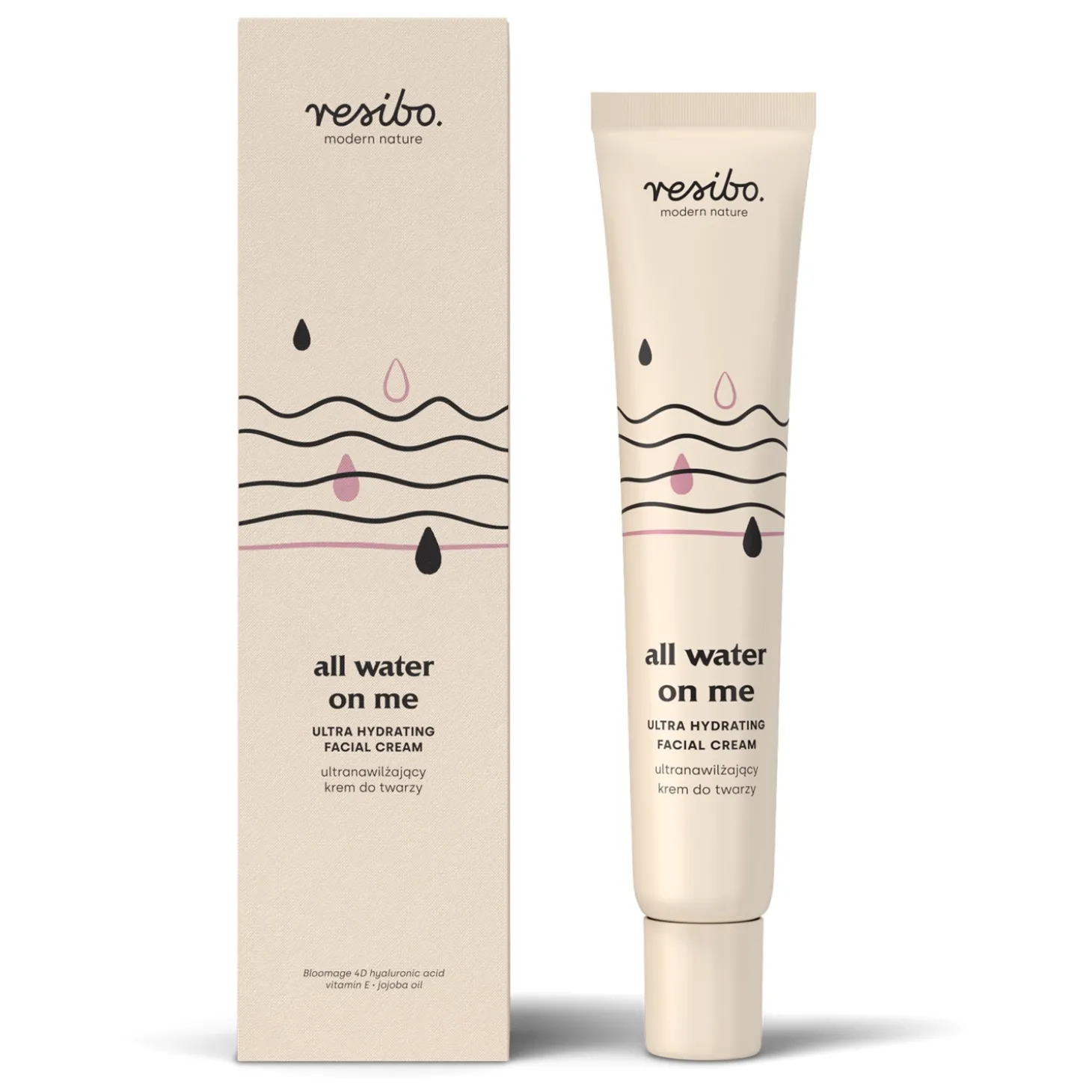 Resibo - All Water On Me - Ultranawilżający Krem do Twarzy - 40ml