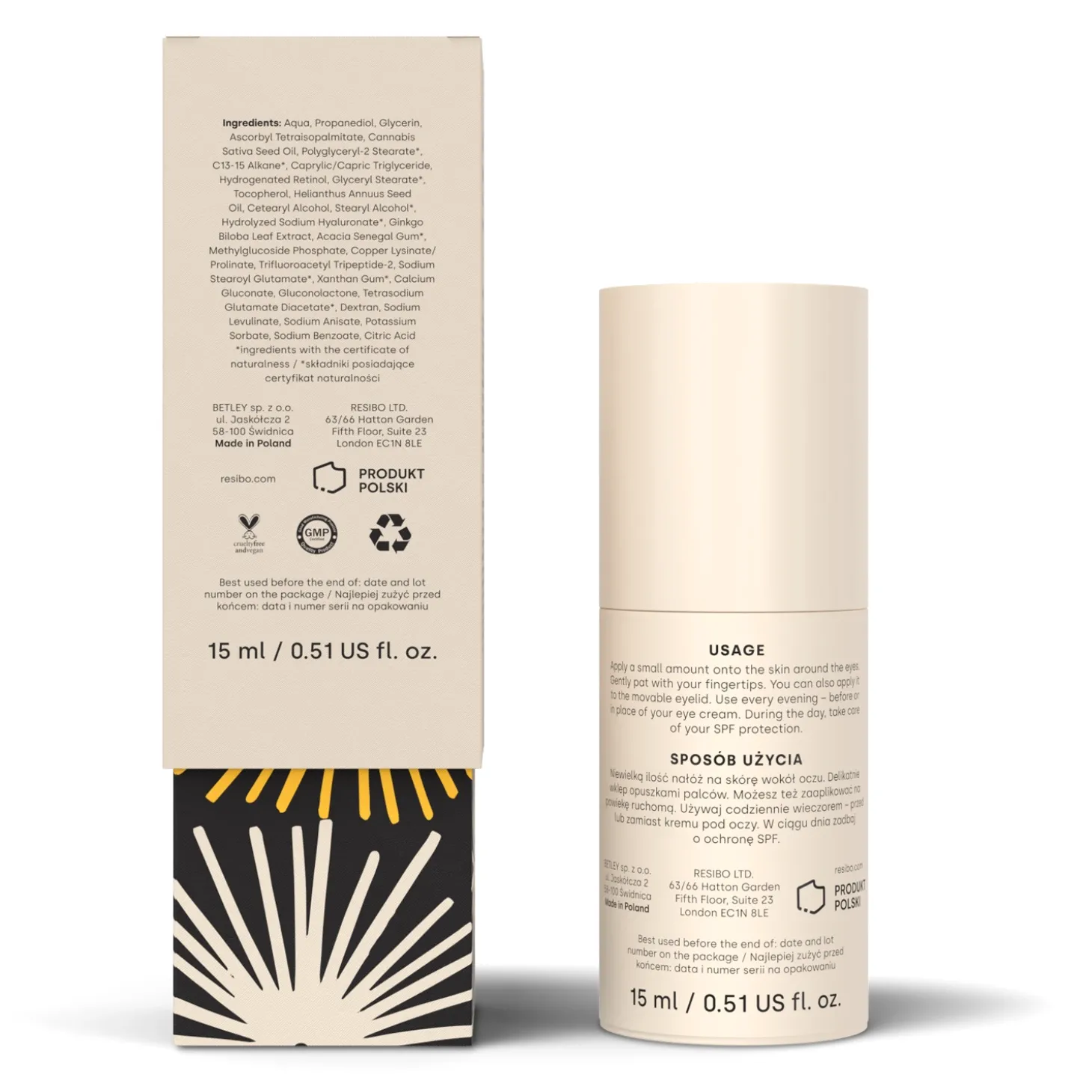 Resibo - Eye Guru - Spectacular Eye Treatment - Arcykoncentrat pod Oczy - 15ml