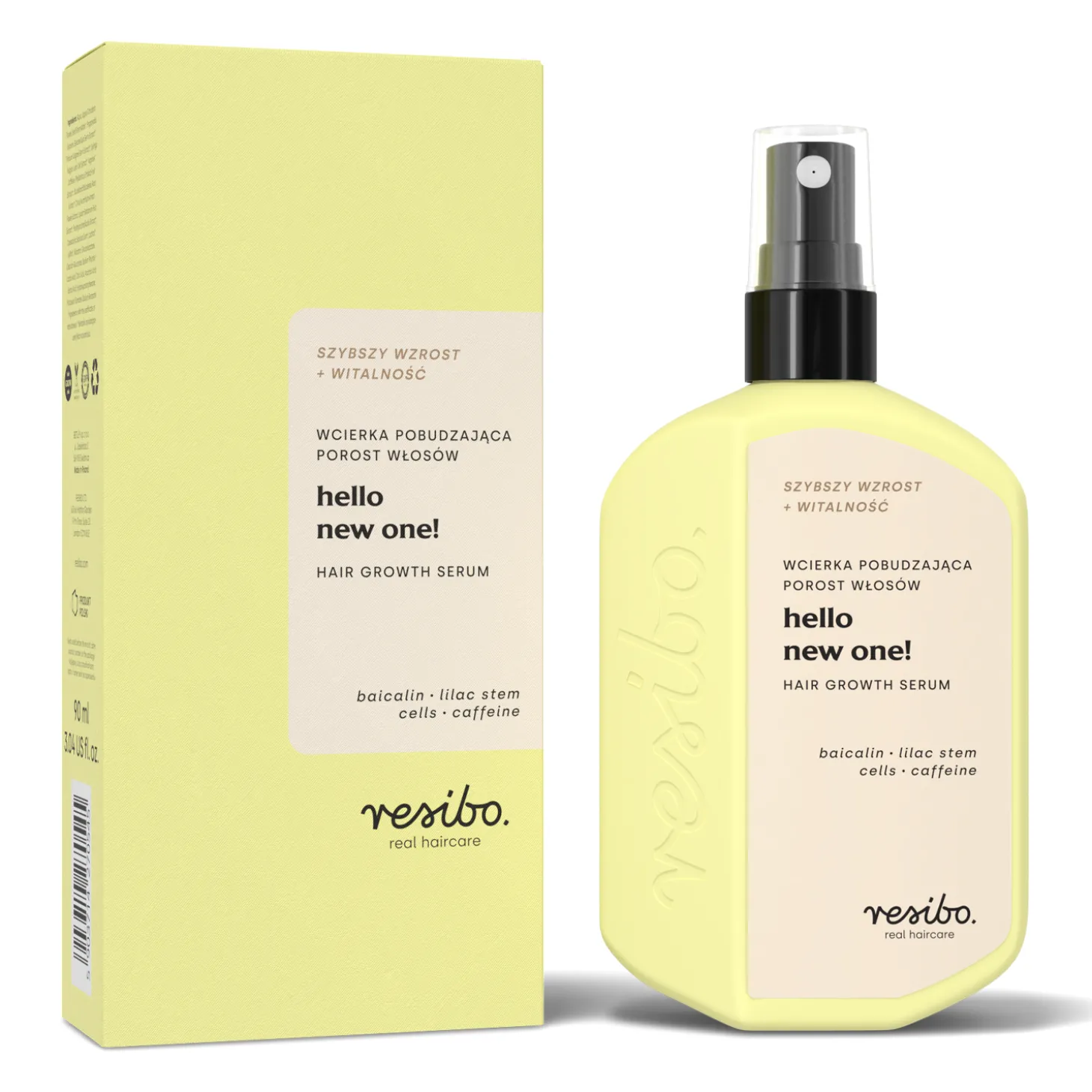 Resibo - Hello New One - Hair Growth Serum - Wcierka Pobudzająca Porost Włosów - 100ml