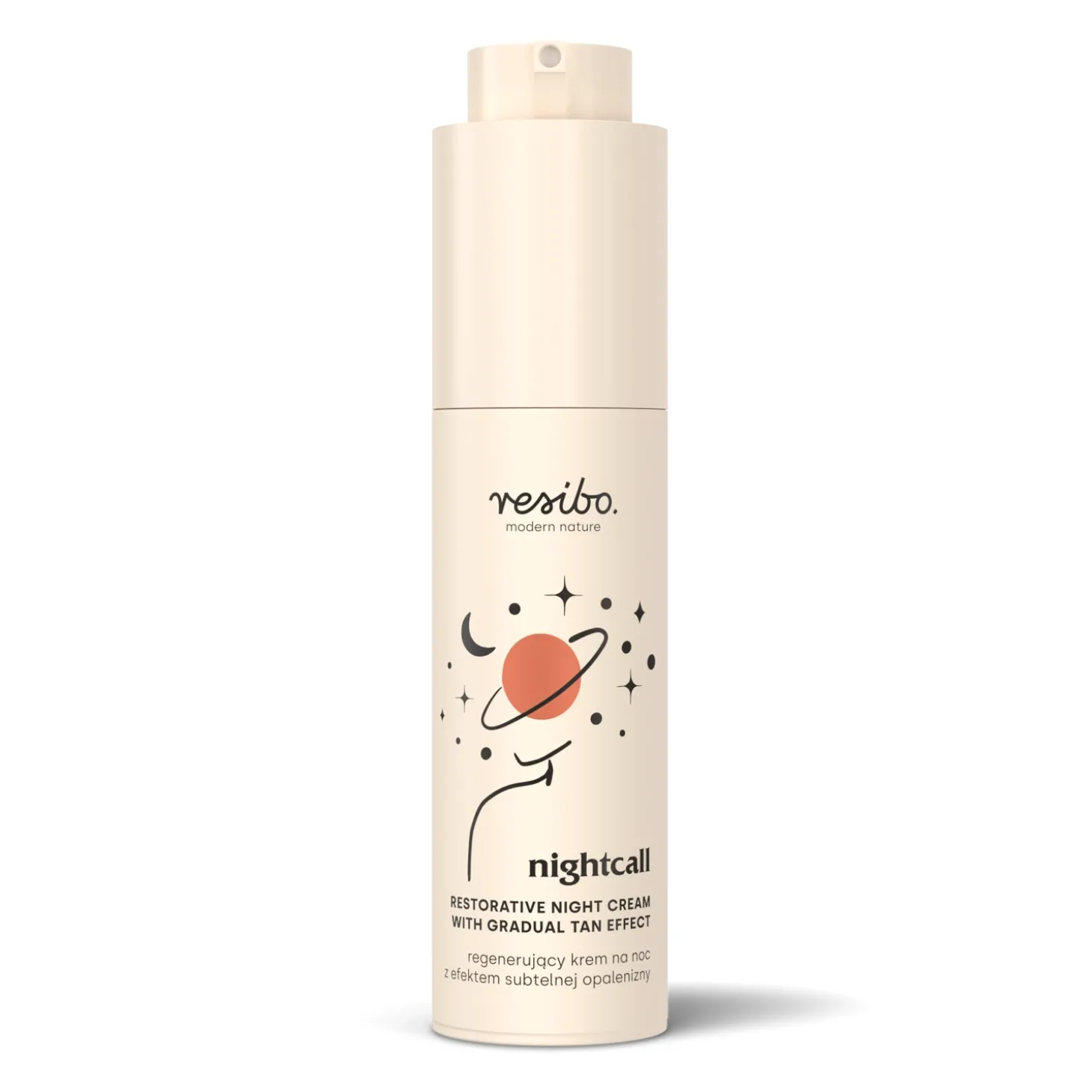 Resibo - Nightcall - Regenerujący Krem na Noc z Efektem Subtelnej Opalenizny - 50ml