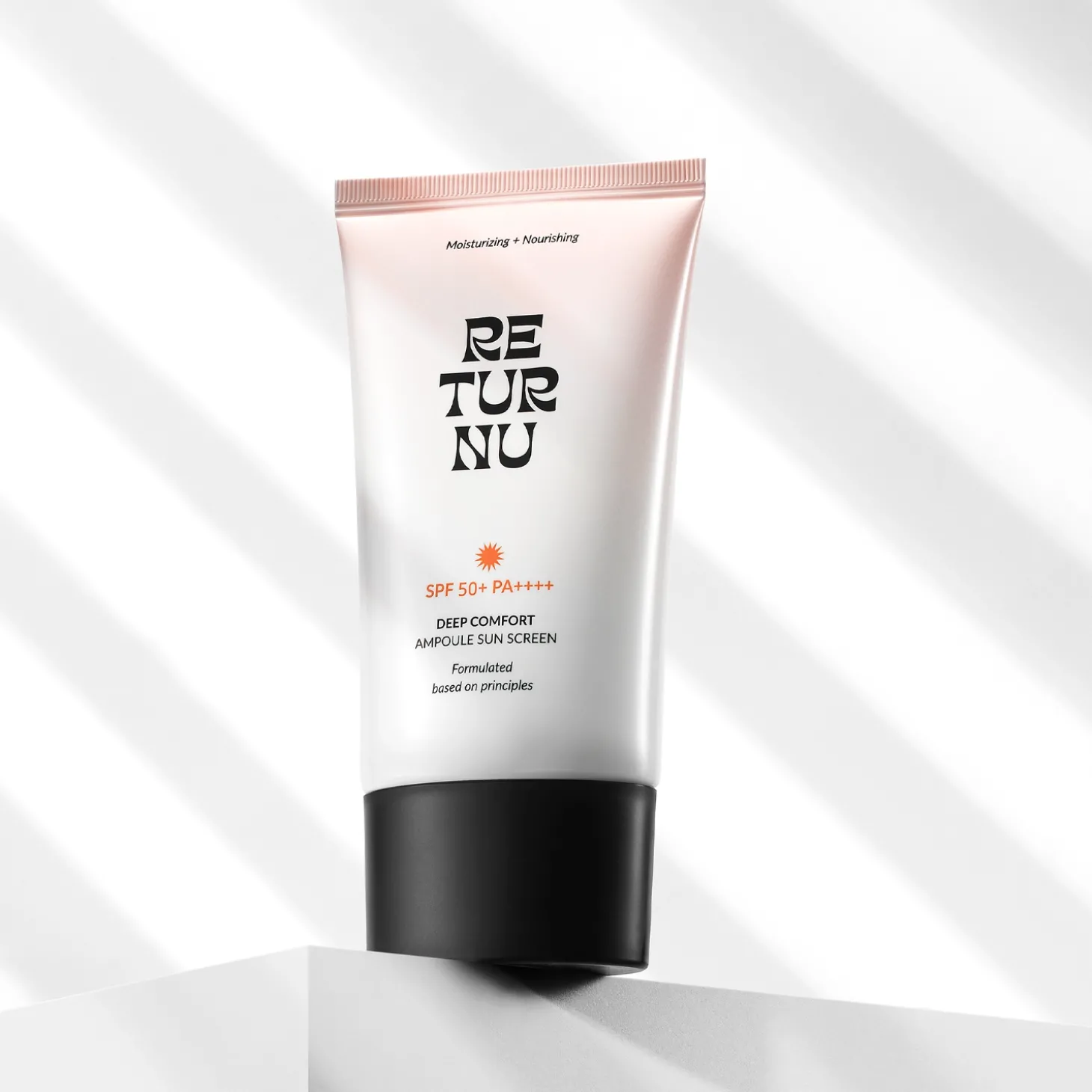 Returnu - Deep Comfort Ampoule Sunscreen SPF 50+ PA++++ - Przeciwsłoneczny Krem do Twarzy - 50ml