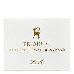 RiRe - Premium White Pure Goat Milk Cream - Rewitalizujący Krem do Twarzy z Kozim Mlekiem - 50ml