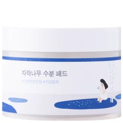 Round Lab - Birch Juice Moisturizing Pad - Kojące Płatki do Twarzy - 80szt