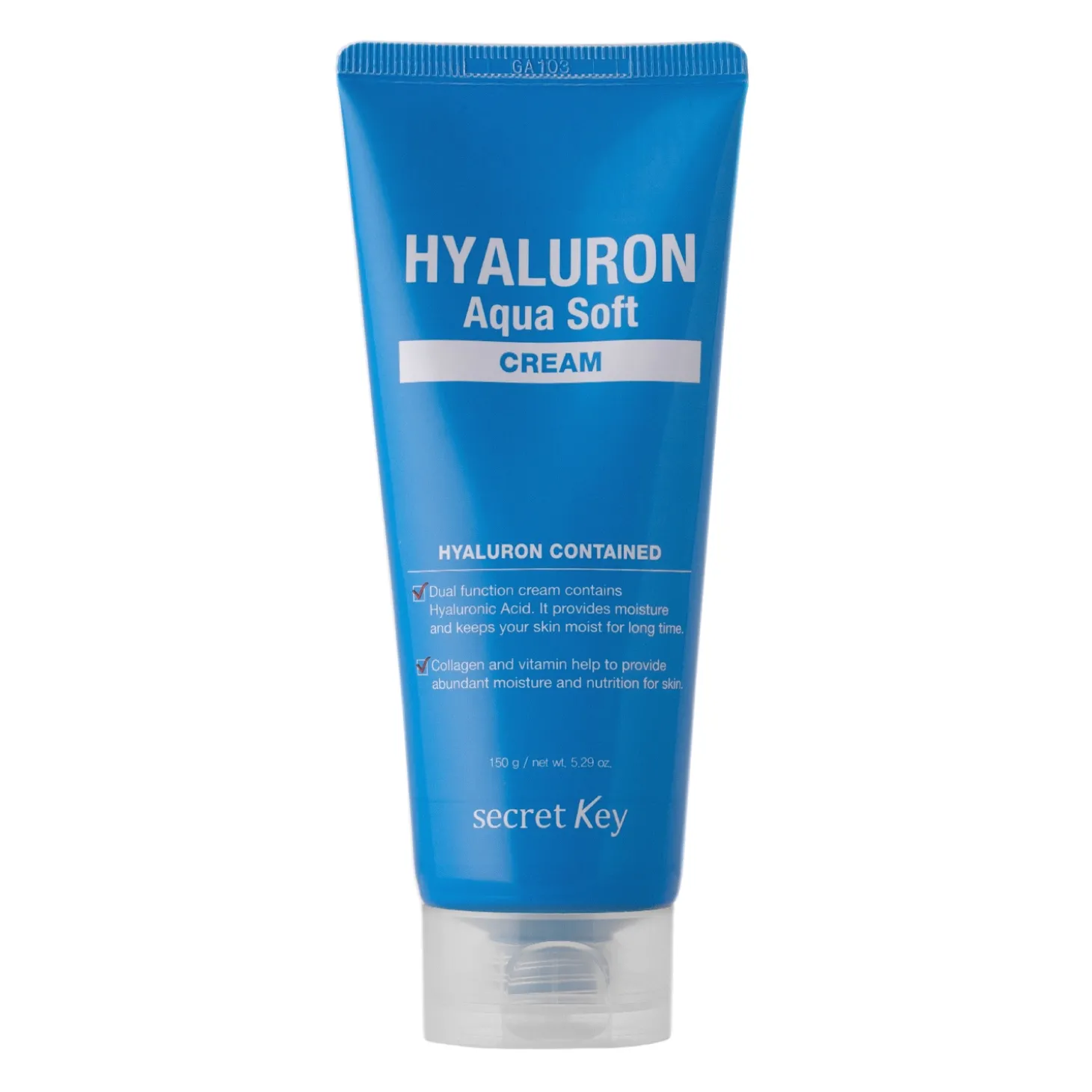 Secret Key - Hyaluron Aqua Soft Cream - Hialuronowy Krem Nawilżający - 150g