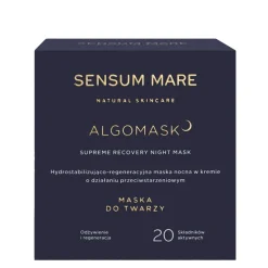Sensum Mare - Algomask - Supreme Recovery Night Mask - Hydrostabilizująco Regeneracyjna Maska Nocna w Kremie o Działaniu Przeciwstarzeniowym - 50ml