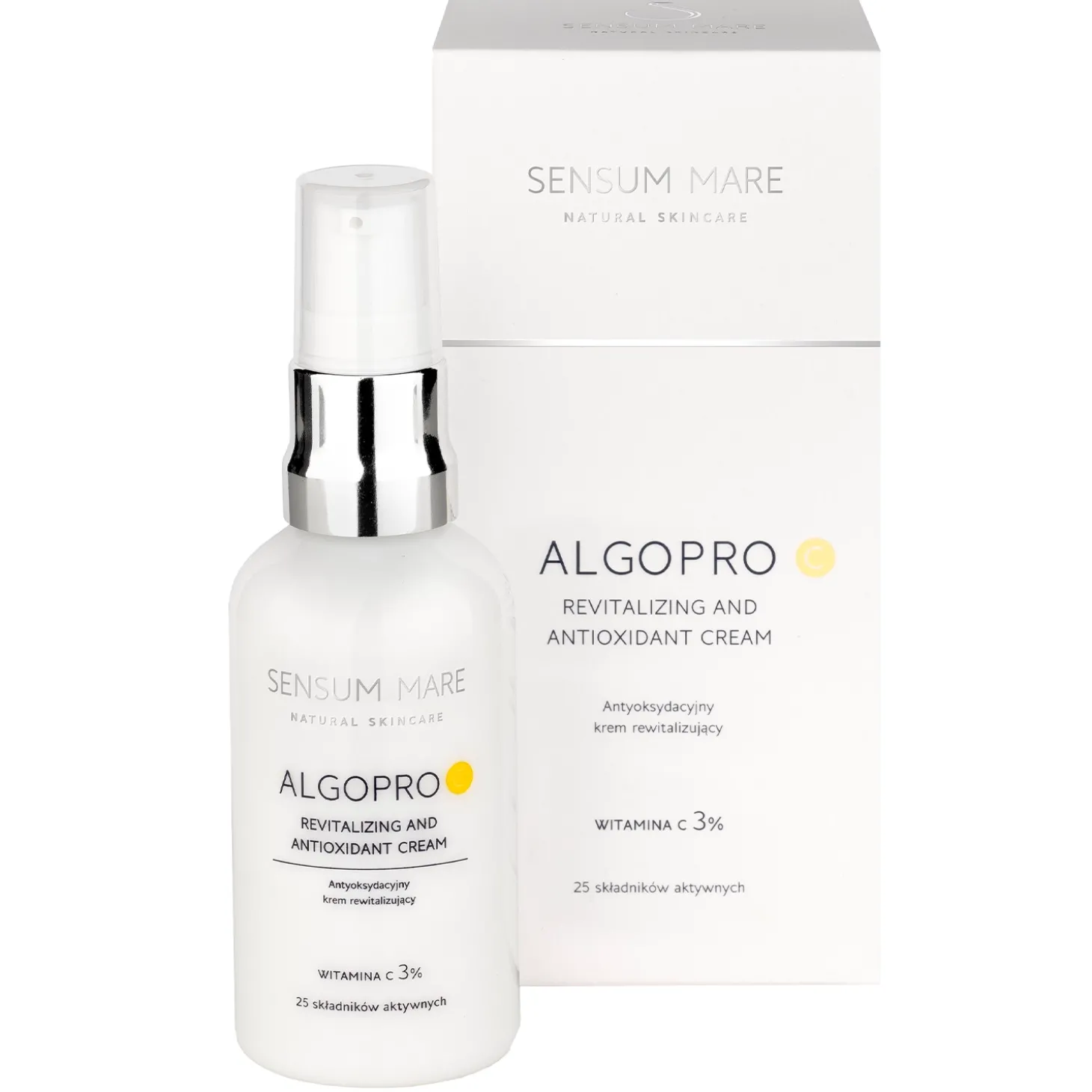Sensum Mare - Algopro C - Antyoksydacyjny Krem Rewitalizujący z Witaminą C 3% - 50ml