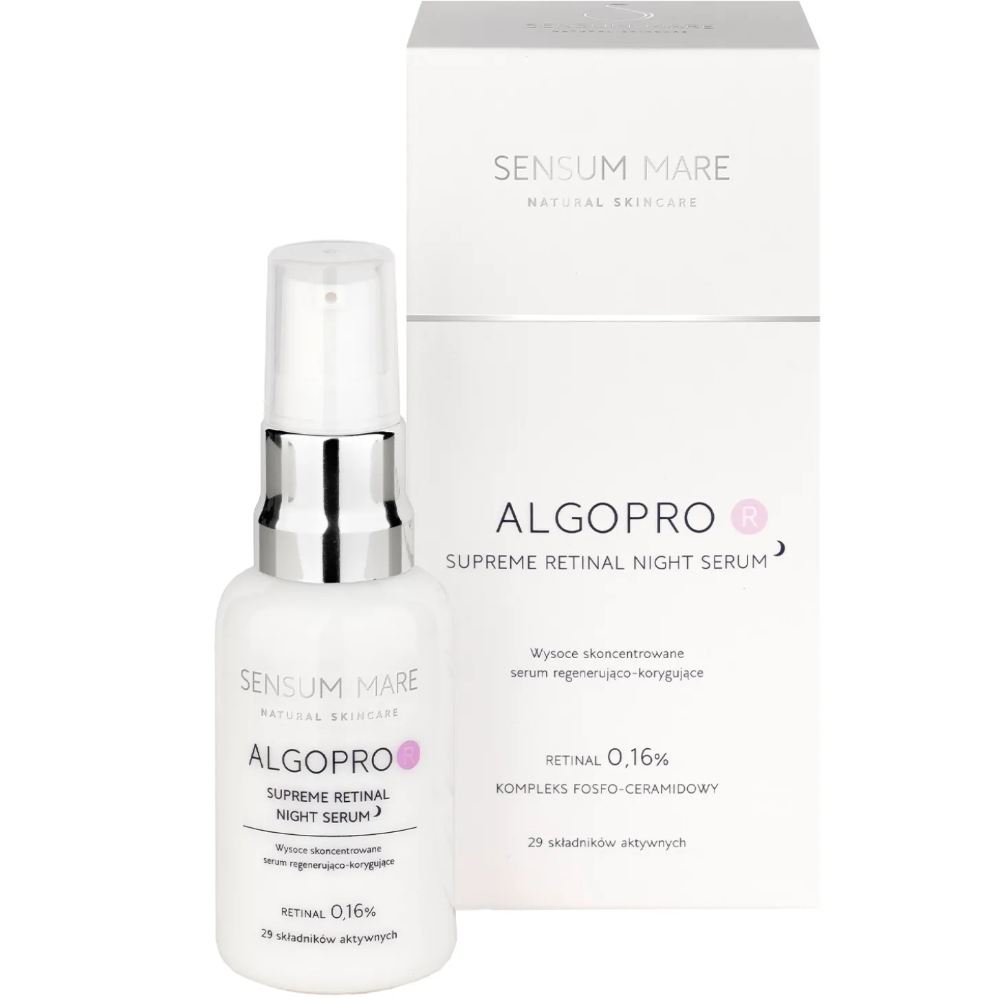 Sensum Mare - Algopro R - Serum z Retinalem 0,16% i Kompleksem Fosfo-Ceramidowym - 30ml