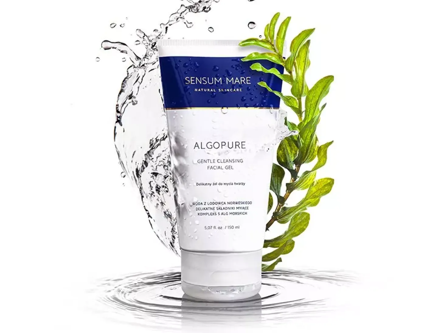 Sensum Mare - Algopure - Gentle Cleansing Facial Gel - Delikatny Żel do Mycia Twarzy - 150ml