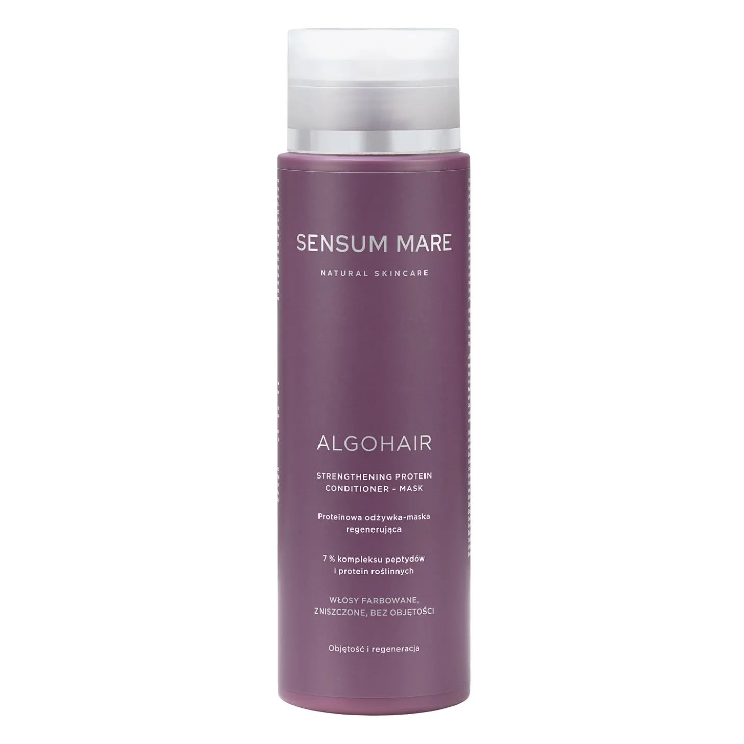 Sensum Mare - Alogohair - Strengthening Protein Conditioner - Mask - Proteinowa Odżywka - Maska Regenerująca - 250ml