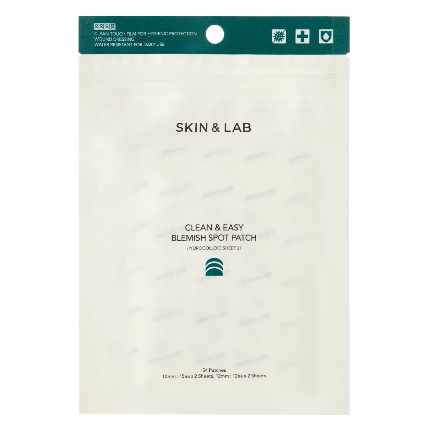 Skin&Lab - Clean & Easy Blemish Spot Patch - Plasterki Niwelujące Niedoskonałości - 54szt