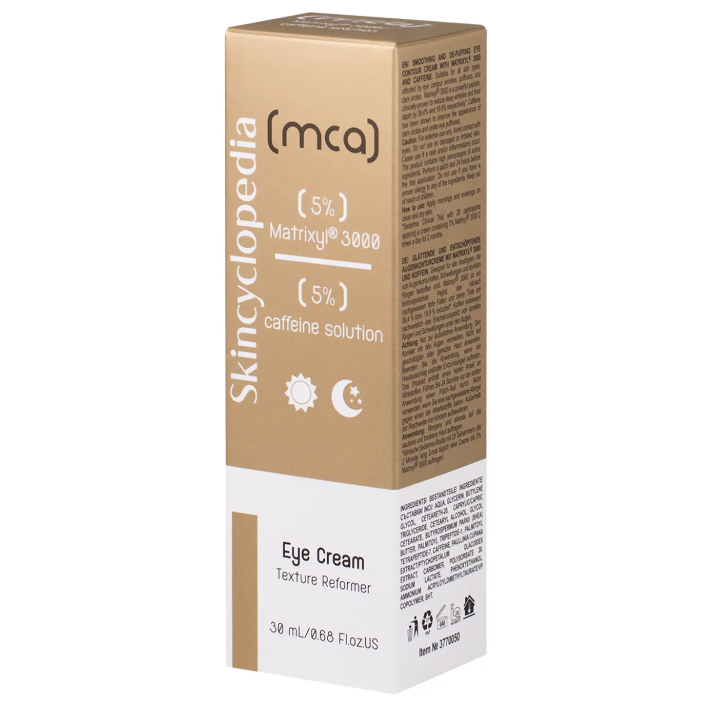 Skincyclopedia - Eye Cream Texture Reformer - Przeciwzmarszczkowy Krem pod Oczy z Peptydami - 30ml