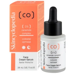Skincyclopedia - Face Cream-Serum with Ceramide Complex 3% + Colloidal Oatmeal - Kremowe Serum Odbudowujące - 30ml