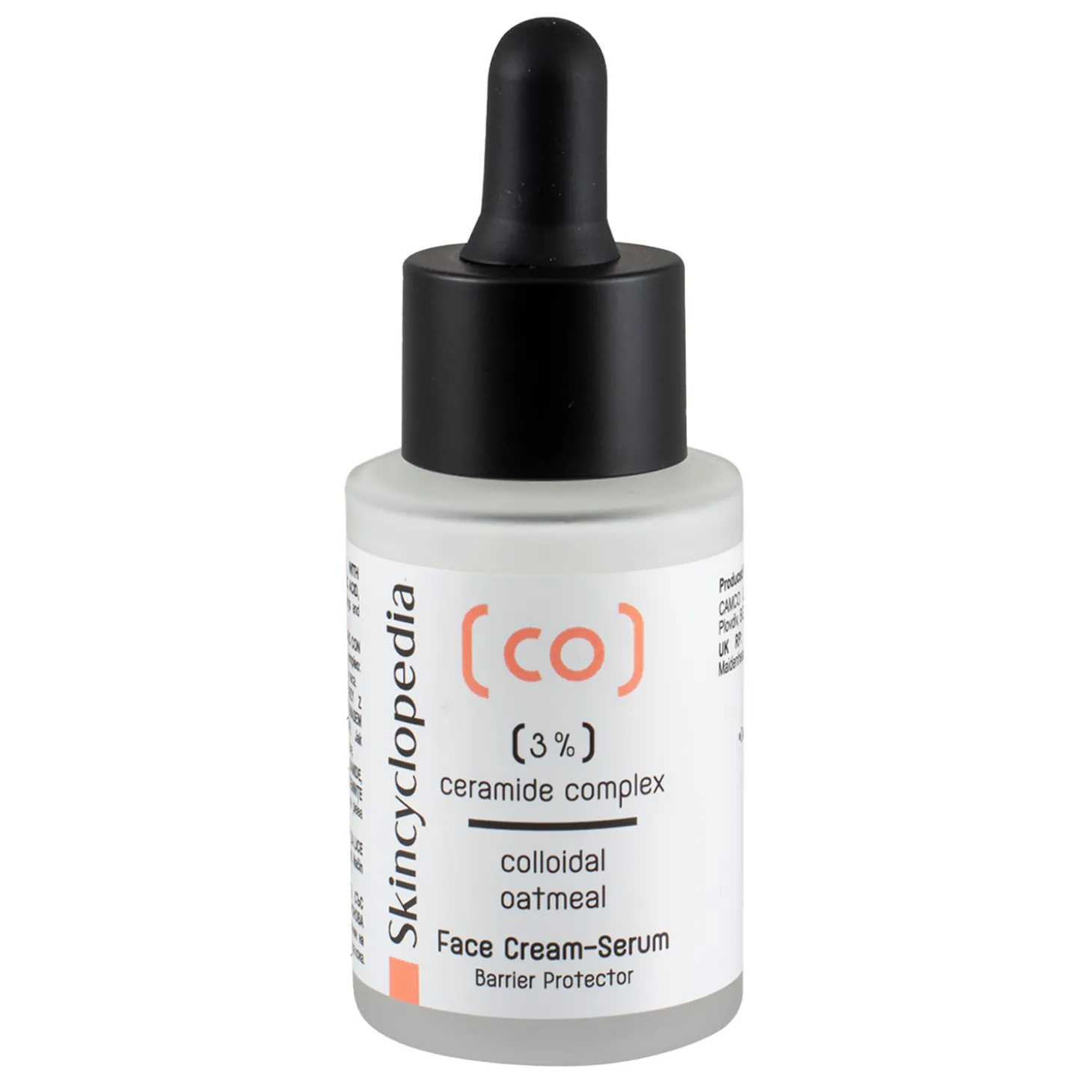 Skincyclopedia - Face Cream-Serum with Ceramide Complex 3% + Colloidal Oatmeal - Kremowe Serum Odbudowujące - 30ml