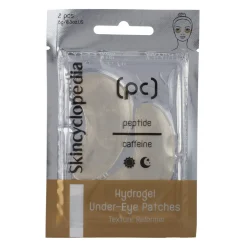 Skincyclopedia - Hydrożelowe Płatki pod Oczy z Peptydem, Kofeiną, Kwasem Hialuronowym i Kolagenem - 2szt.
