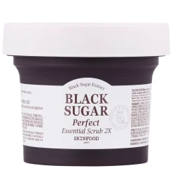 Skinfood - Black Sugar Perfect Essential Scrub 2X - Maska Peelingująca z Brązowym Cukrem - 210g