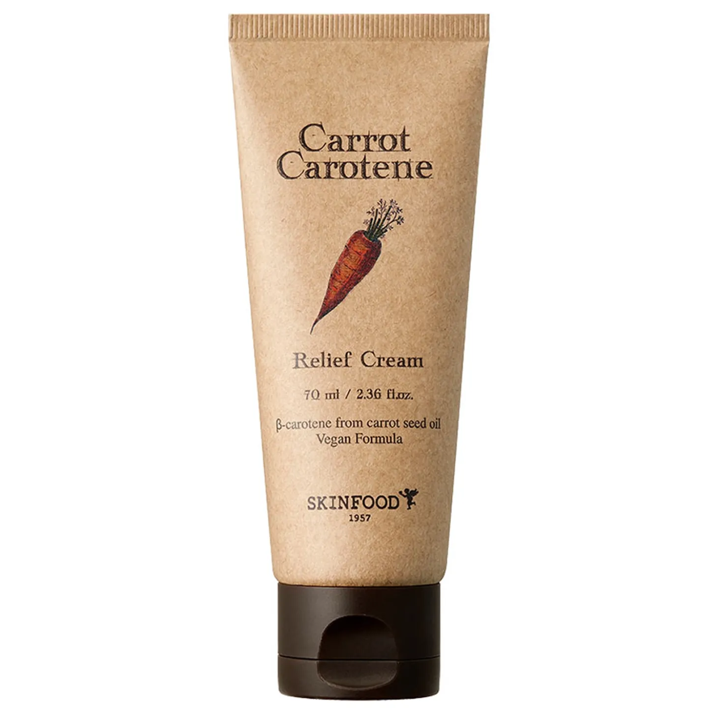 Skinfood - Carrot Carotene Relief Cream - Kojący Krem do Twarzy z Ekstraktem z Korzenia Marchwi - 70ml
