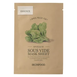 Skinfood - Sous Vide Mask Sheet Spinach - Rewitalizująca Maska do Twarzy w Płachcie - 1szt/22g