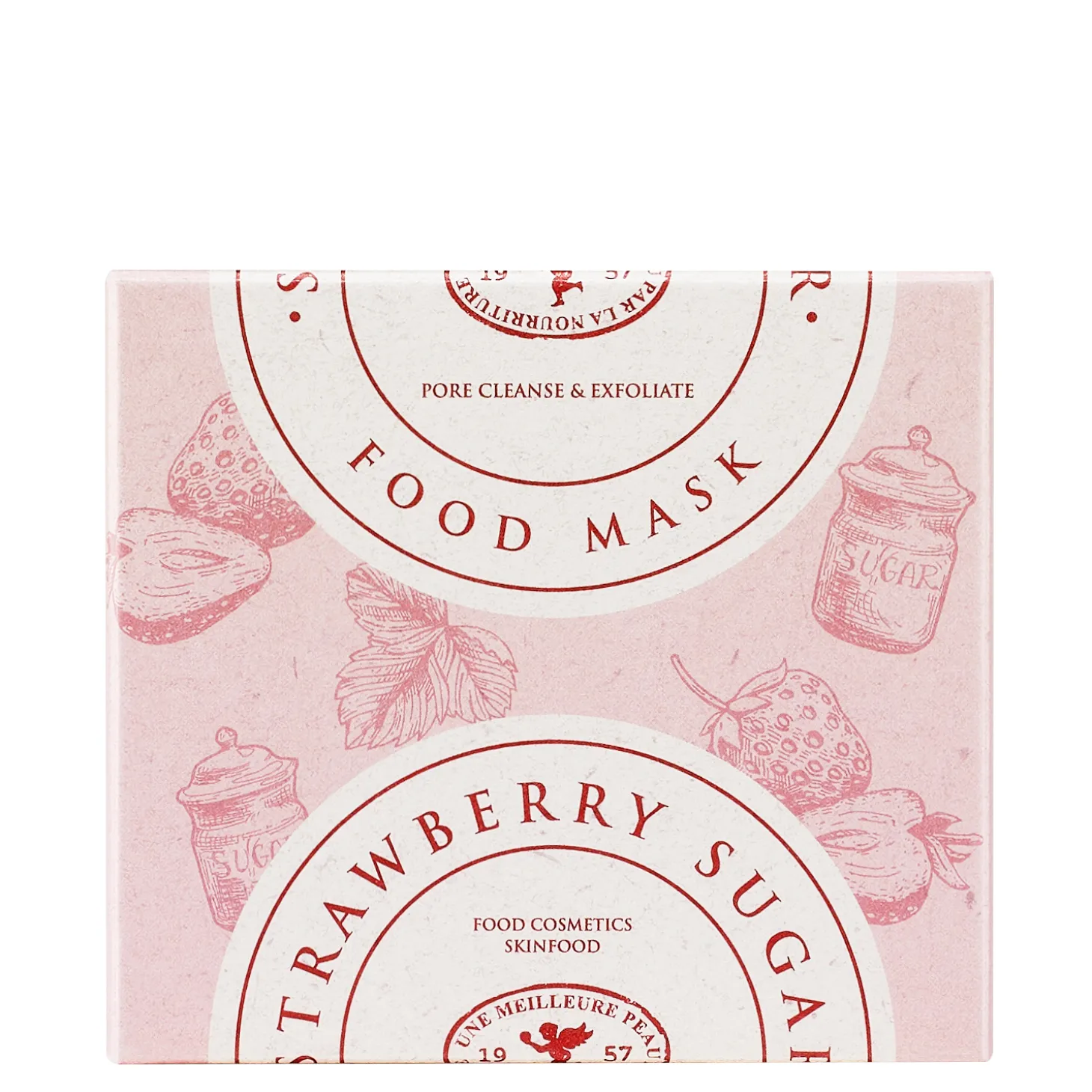 Skinfood - Strawberry Sugar Food Mask - Truskawkowa Maska Złuszczająco-Rozświetlająca - 120g