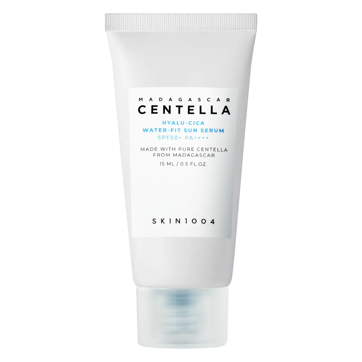 SKIN1004 - Madagascar Centella Hyalu-Cica Water-Fit Sun Serum SPF50+ PA++++ - Nawilżający Krem Przeciwsłoneczny - 15ml