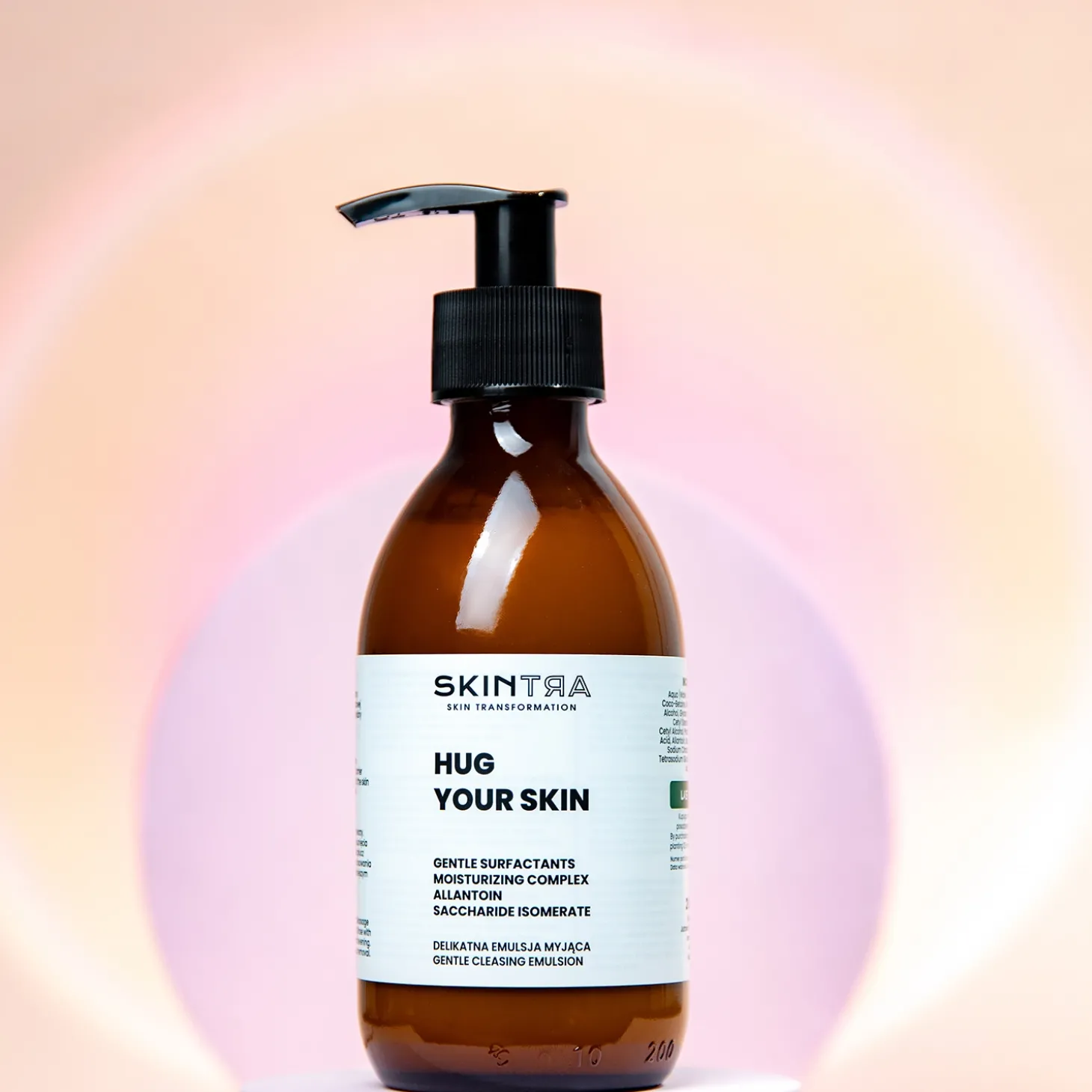 SkinTra - Hug Your Skin - Delikatna Emulsja Myjąca - 200ml