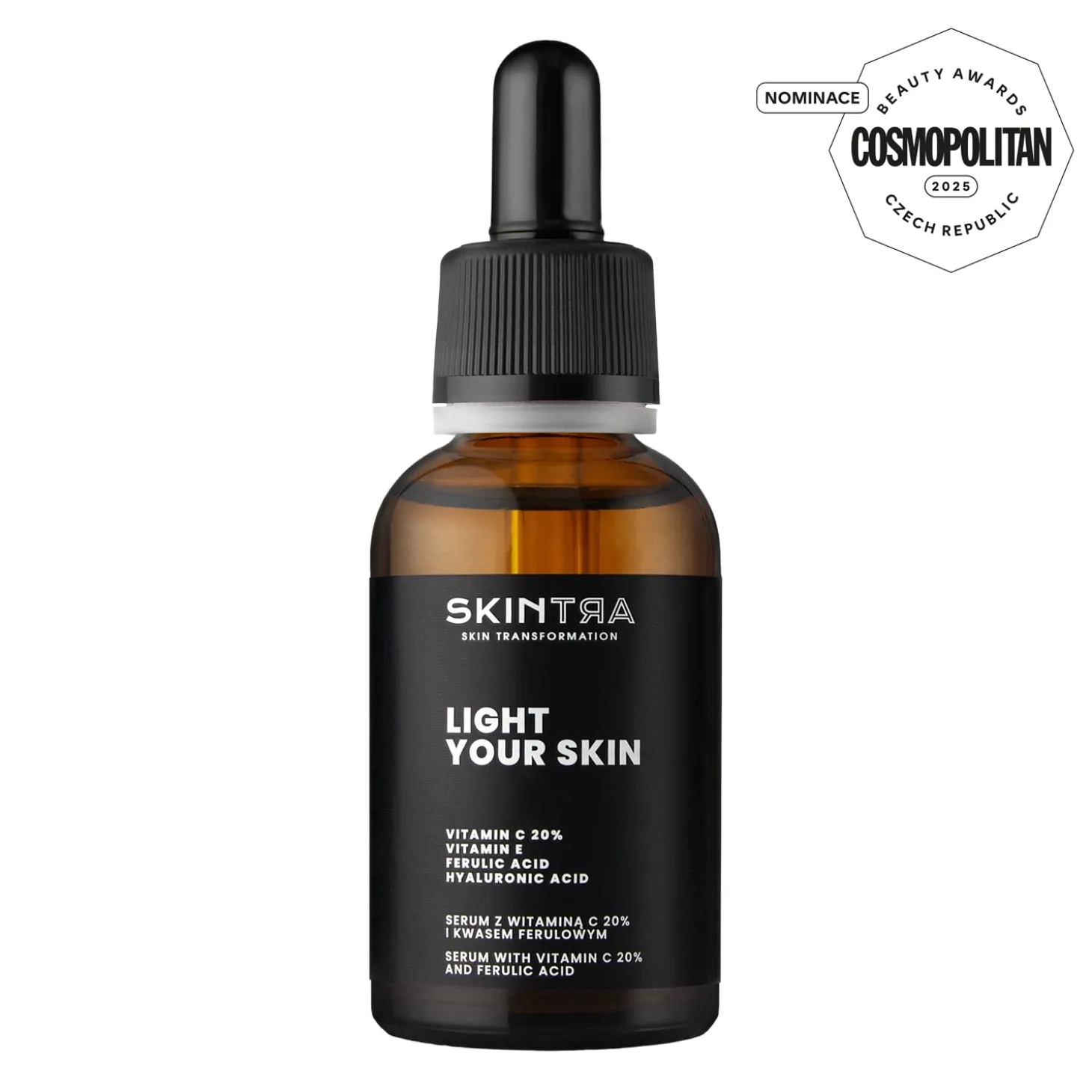 SkinTra - Light Your Skin - Serum z Witaminą C 20% i Kwasem Ferulowym - 30ml