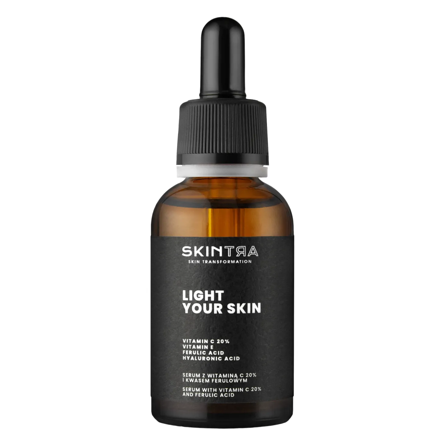 SkinTra - Light Your Skin - Serum z Witaminą C 20% i Kwasem Ferulowym - 30ml