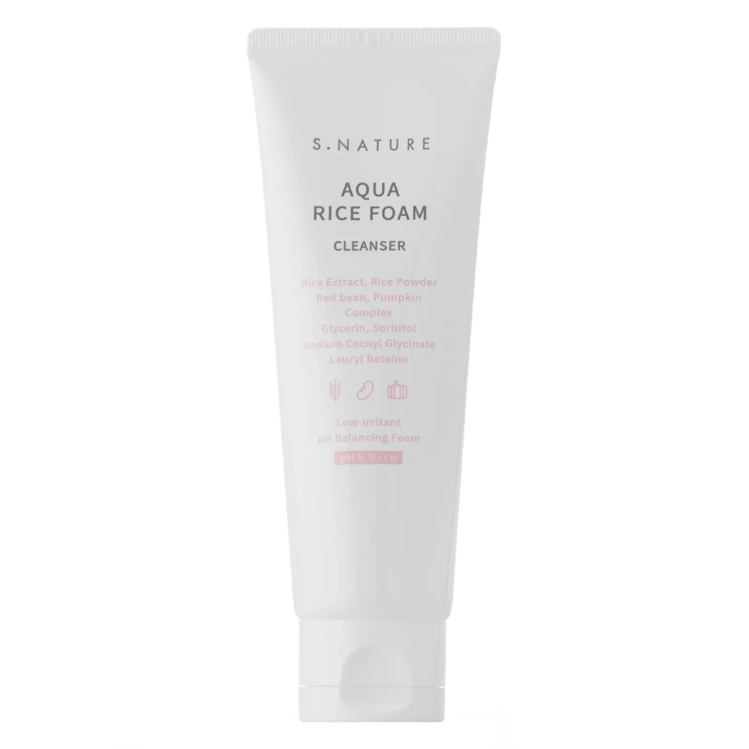 S.Nature - Aqua Rice Foam Cleanser - Ryżowa Pianka do Oczyszczania Twarzy - 80ml