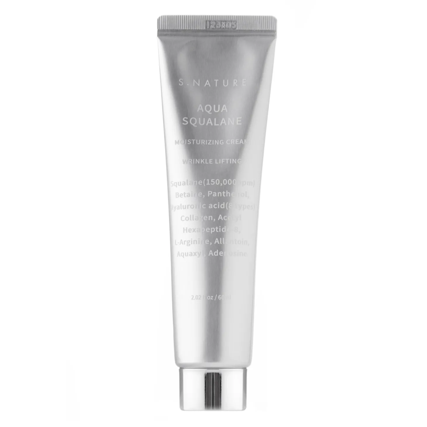 S.Nature - Aqua Squalane Moisturizing Cream - Nawilżający Krem do Twarzy ze Skwalanem - 60ml