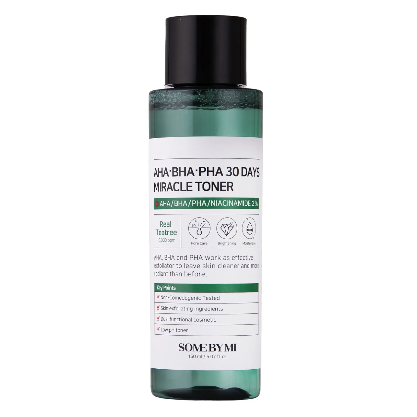Some By Mi - AHA BHA PHA 30 Days Miracle Toner - Tonik Oczyszczający z Kwasami AHA BHA PHA - 150ml