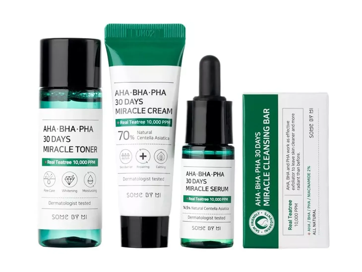 Some By Mi - AHA BHA PHA 30 Days Miracle Starter - Zestaw Pielęgnacyjny Kosmetyków z Kwasami AHA, BHA, PHA