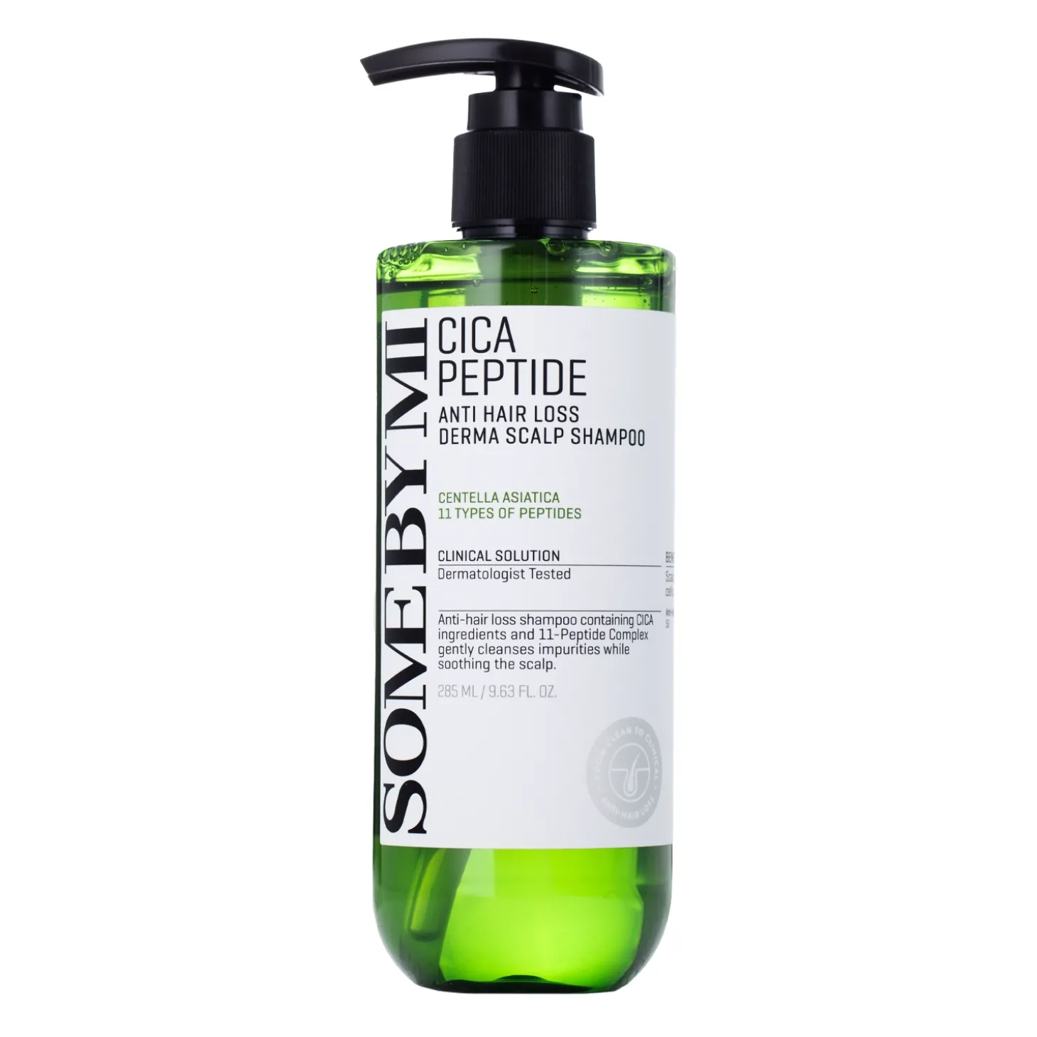 Some By Mi - Cica Peptide Anti Hair Loss Derma Scalp Shampoo - Peptydowy Szampon do Wypadających Włosów - 285ml