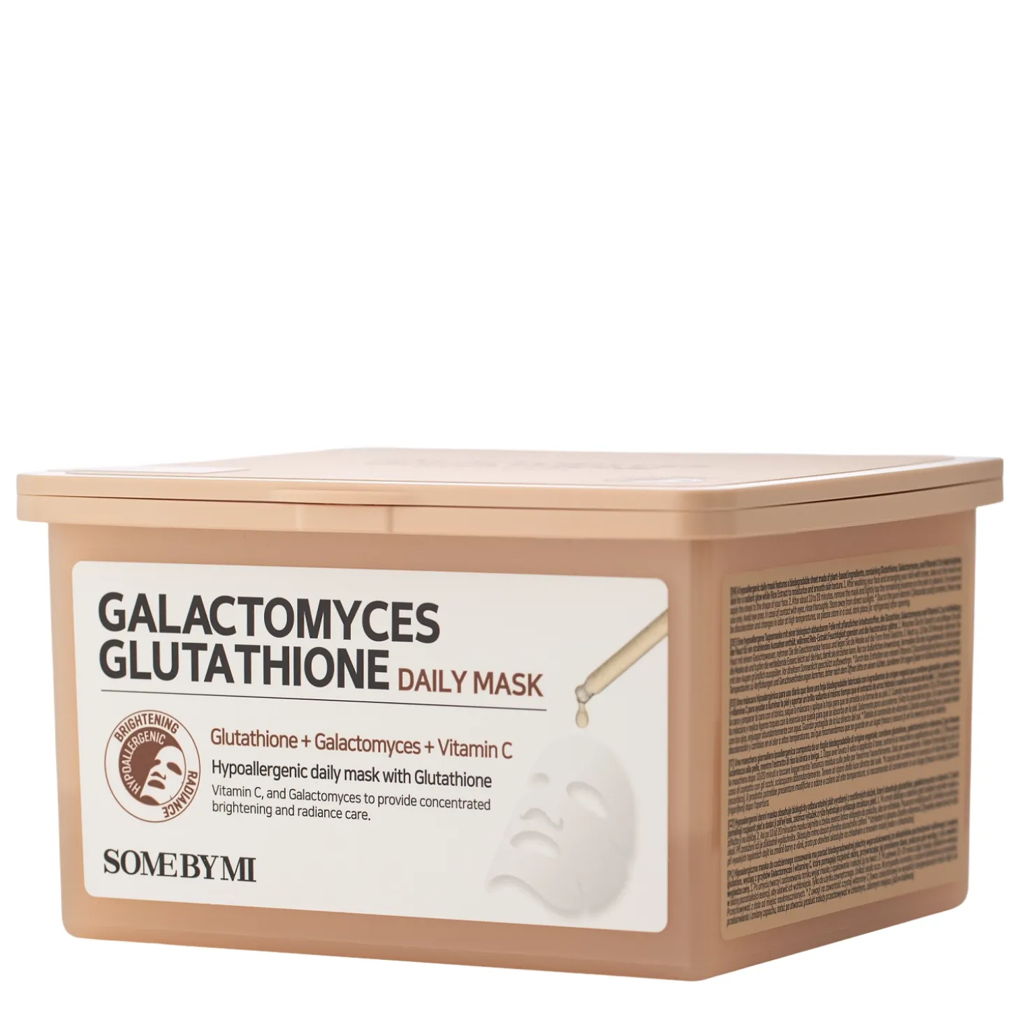 Some By Mi - Galactomyces Glutathione Daily Mask - Zestaw Masek w Płachcie - 350ml/30szt