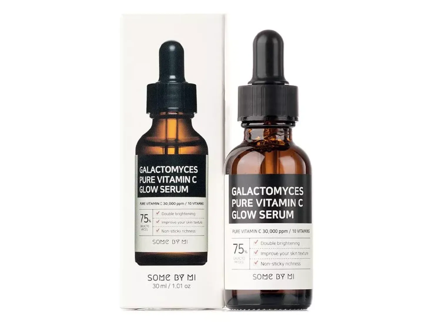 Some By Mi - Galactomyces Pure Vitamin C Glow Serum - Serum z Witaminą C i Filtratem z Grzybów - 30ml