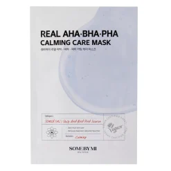Some By Mi - Real AHA BHA PHA Calming Care Mask - Łagodząca Maska w Płachcie - 20g