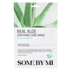 Some By Mi - Real Aloe Soothing Care Mask - Łagodząca Maska w Płachcie - 20g