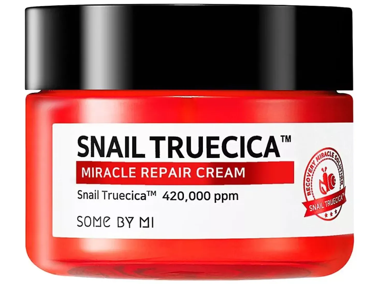 Some By Mi - Snail Truecica Miracle Repair Cream - Krem Rewitalizujący ze Śluzem Ślimaka - 60ml
