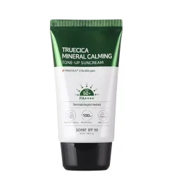 Some By Mi - Truecica Mineral Calming Tone-Up Suncream SPF50+/PA++++ - Krem Ochronny z Filtrami Mieszanymi - 50ml