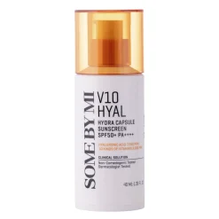 Some By Mi - V10 Hyal Hydra Capsule Sunscreen SPF 50+ PA++++ - Krem z Filtrem - 40ml