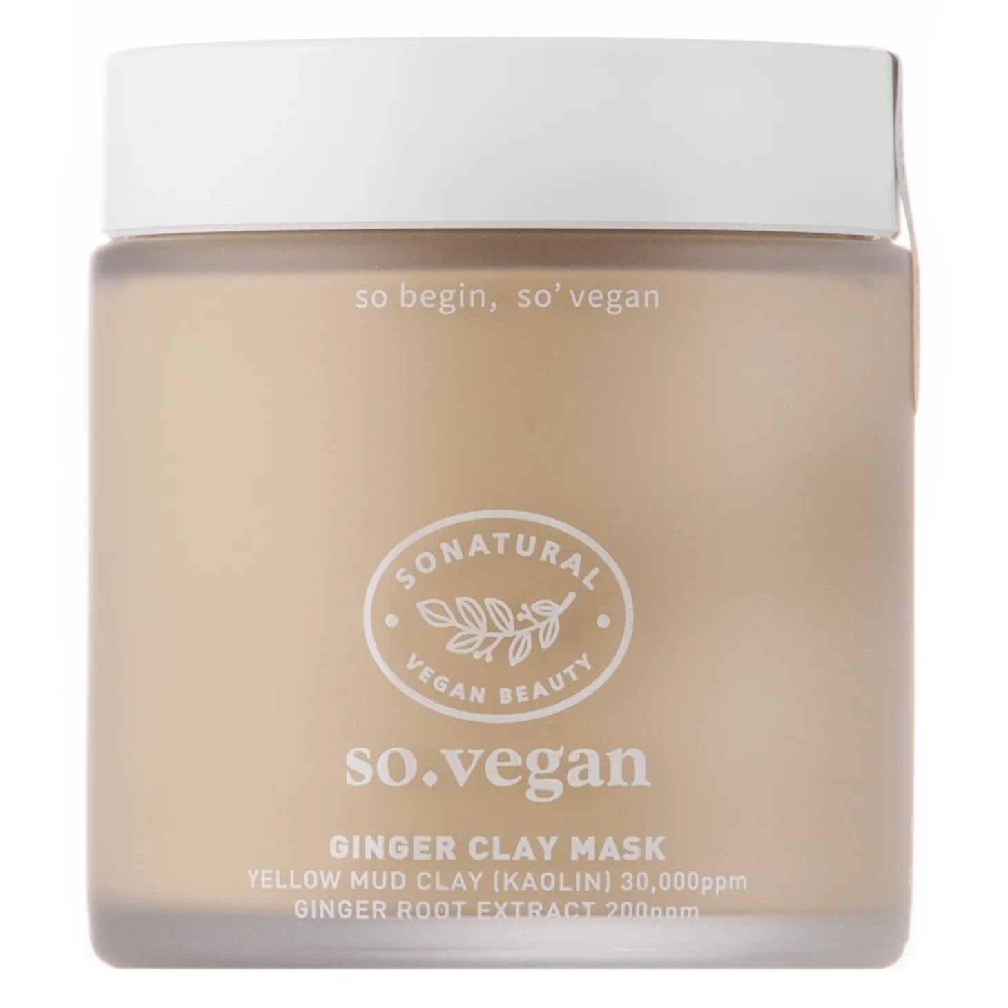 So Natural - So Vegan Ginger Clay Mask - Glinkowa Maska do Twarzy - 110ml